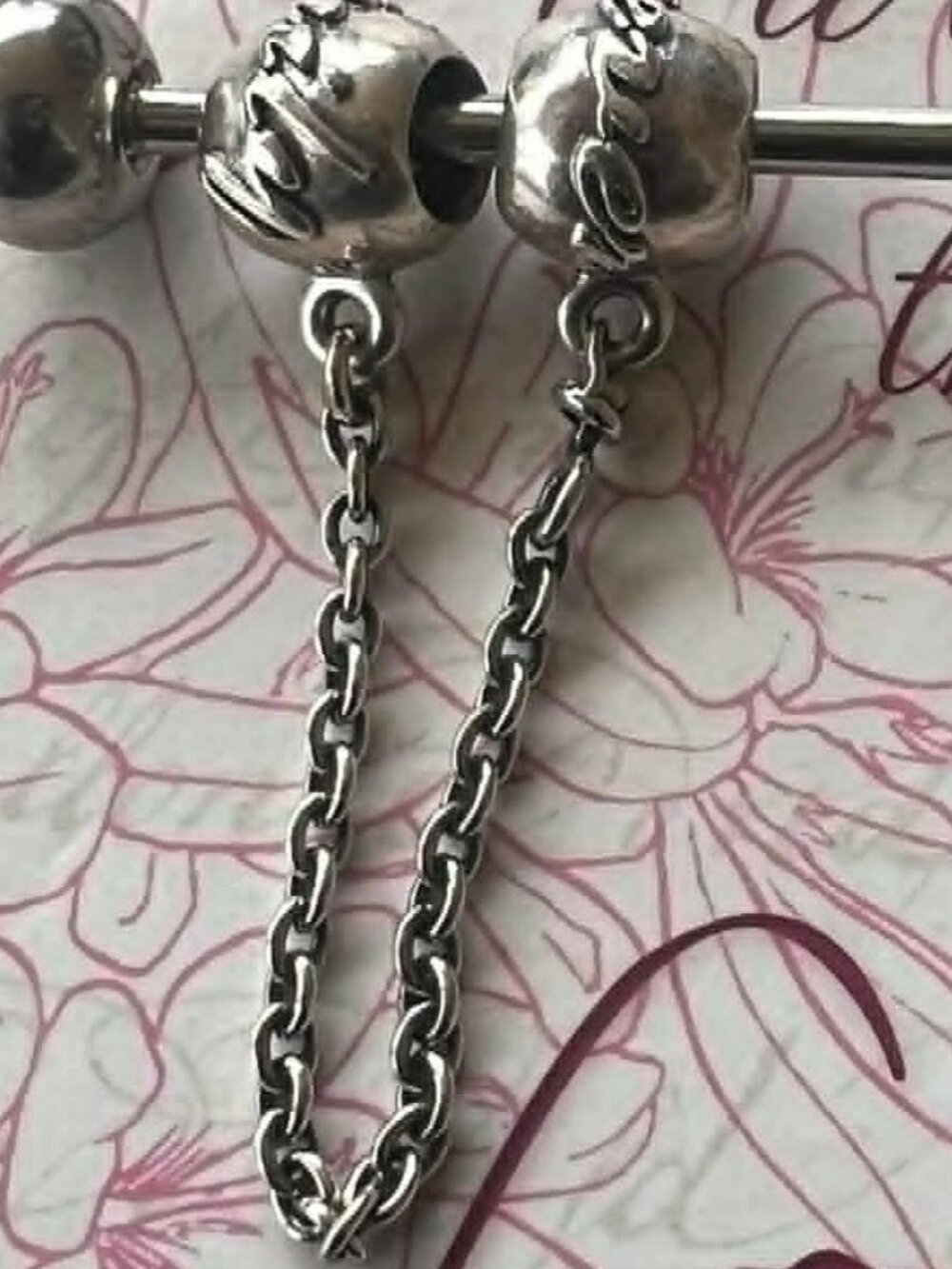Authentic Pandora Family Ties Safety Chain #791788-05